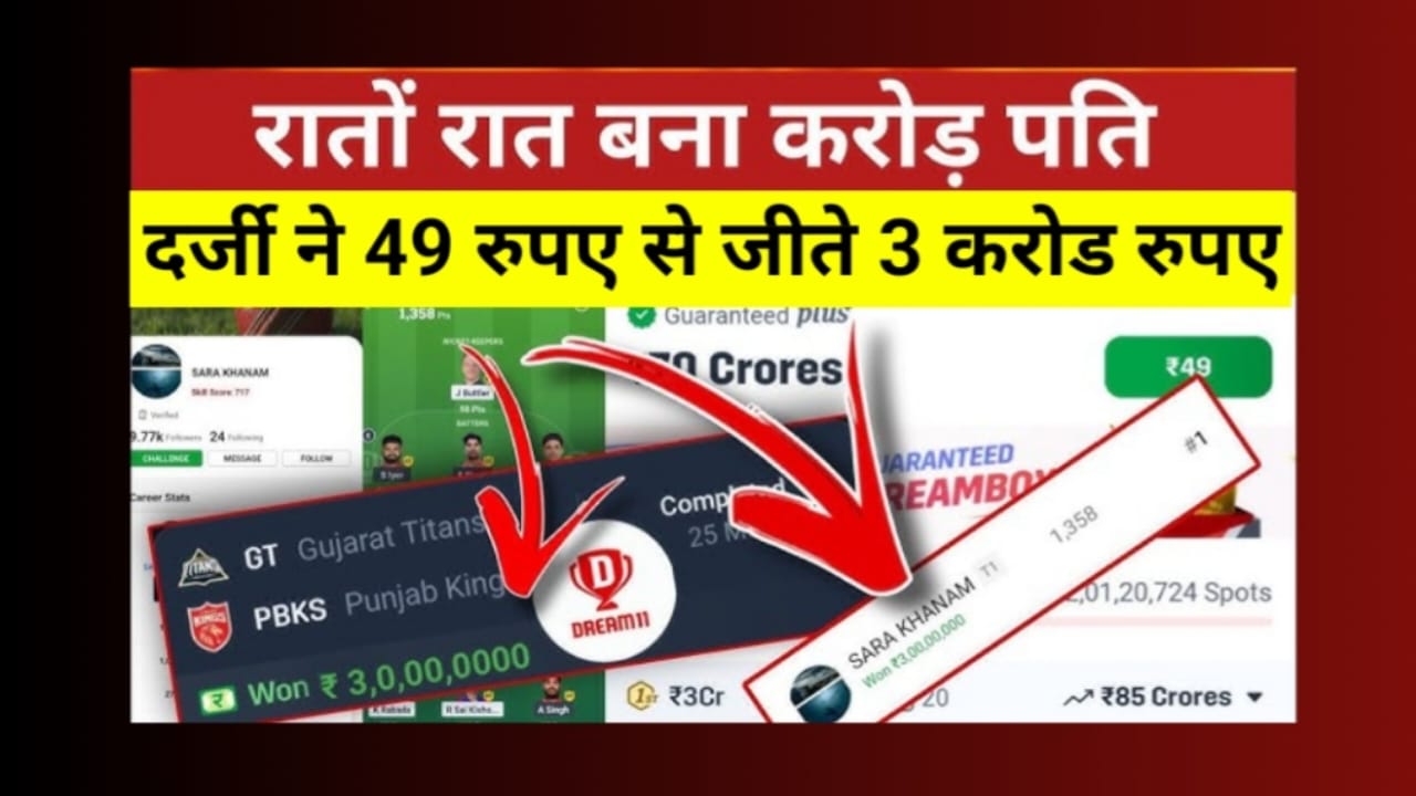 Dream 11 3 Crore Win