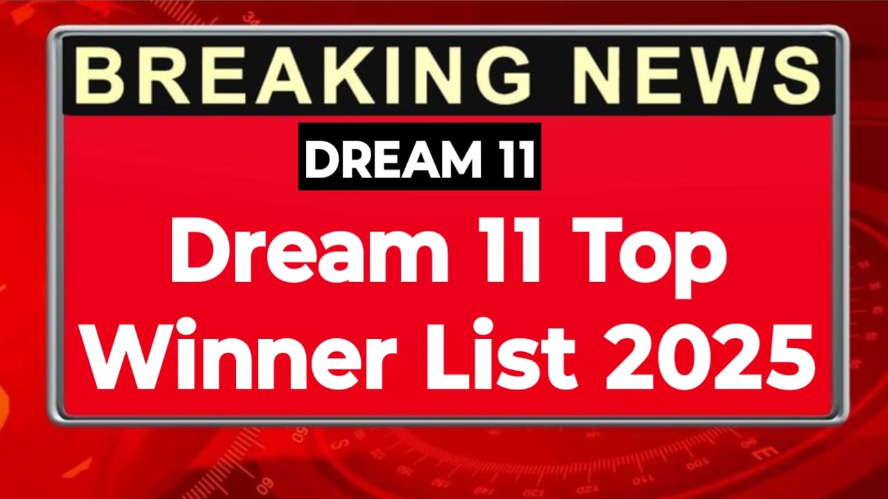 Dream 11 Top Winners List 2025